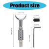 Adjustable Swivels Cutter Leather Carving Cutter Practical Rotating Carving Tool for Craft Project