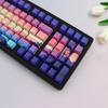DoubleShots PBT Backlit Keycaps 124 Purple Dreamland Dye-Sub Keycap Gravação lateral para teclado mecânico 68/84/104