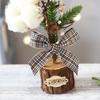 Mini Christmas Tree Ornament for Desktop Window Decoration - Potted Plant Festival Decor