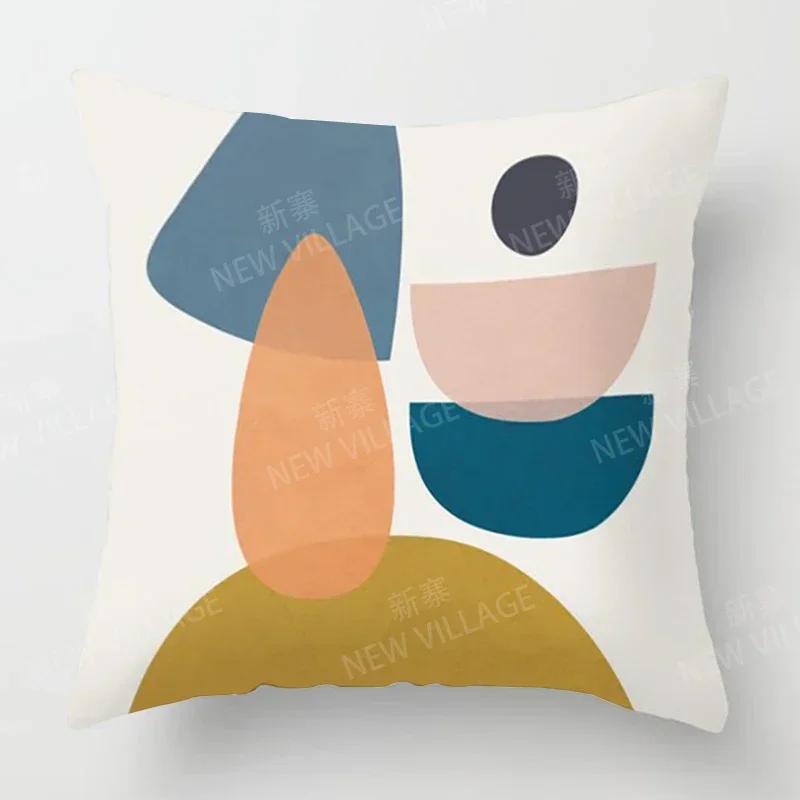 

Скандинавский Осенний Домашний Декор Осень Наволочка для Подушки Плед Чехол для Подушки Дивана Бархат Современный Моранди 66x66cm небесно-голубой