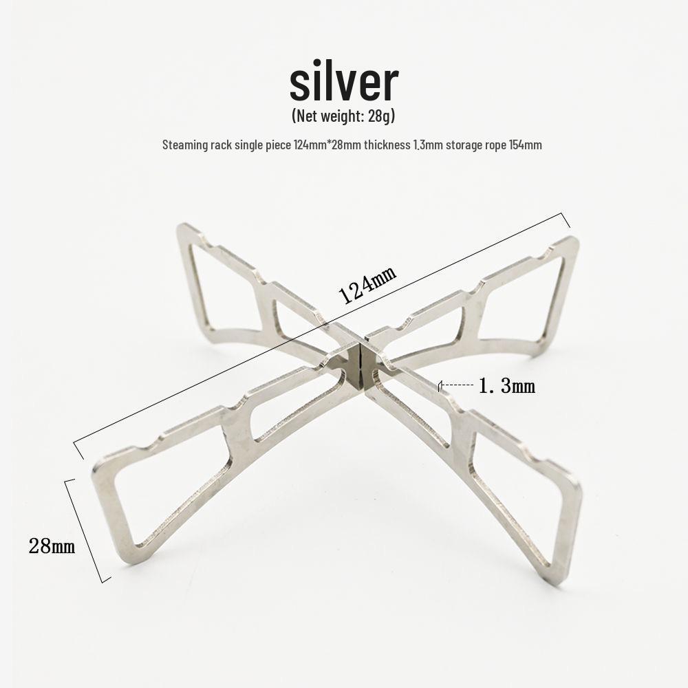 

Складная многофункциональная пароварка из нержавеющей стали - Кухонная и Кемпинговая теплоизоляционная подставка