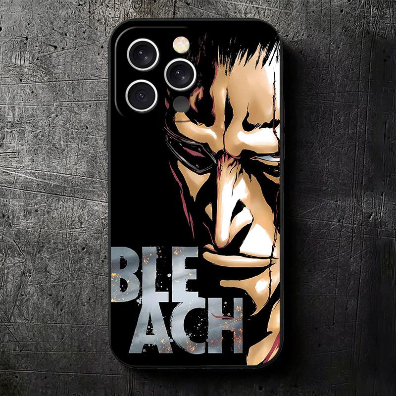 Bleach Zaraki Kenpachi Soft Phone Case for iPhone 16 16E 17 Air 15 Pro Max 14 Plus 13 Mini 11 12 7 Black Cover Back Shell