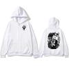 Felpa con cappuccio e zip grafica Hot Game Hollow Knight Uomo Moda Retrò Abbigliamento Felpa con zip Felpa casual Oversize Cappotti con cappuccio