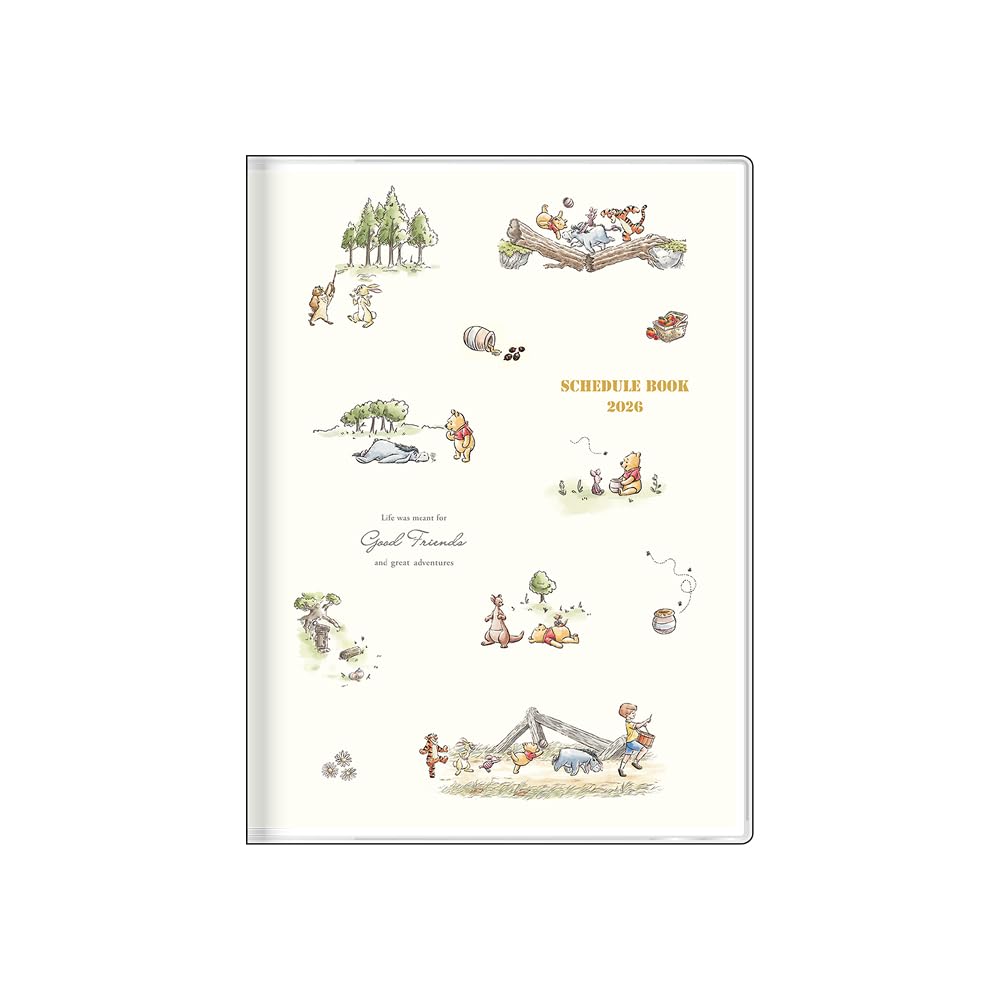 

Sunstar Stationery Disney 2026 Недельный планер Винни-Пух S2958988, B6, Флаер,