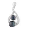 Silver Pendant with 3.788ct Pearls (2123569)