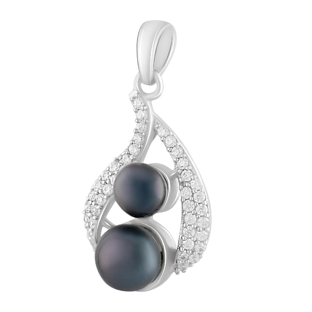 Silver Pendant with 3.788ct Pearls (2123569)