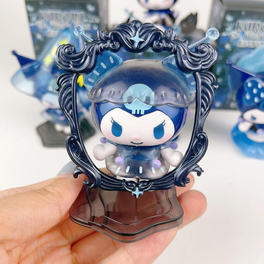 MINISO Blindbox Sanrio Kuromi Wahrsagepuppe Kuchen Handgefertigtes Modell Figuren Kulomi Geburtstagskuchen Deko Überraschungsgeschenk