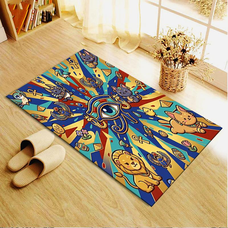 2025 New Eye of Horus Carpet Rug for Living Room Bedroom Home Sofa Decoration,Kids Play Non-slip Floor Mat31