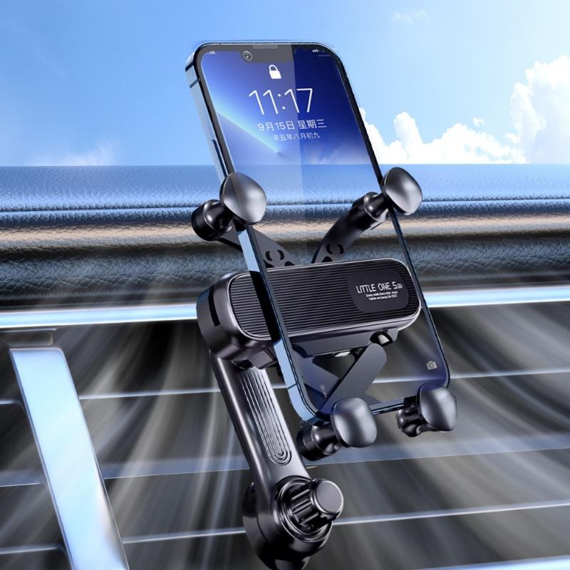 Gravity Car Phone Holder Air Vent Extension Rod Smartphone Stand GPS Navigation Support Mount Air Outlet Cell Phone Bracket