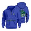 Unisex Long Sleeve Hooded Fleece Pullover Loose Fit Sweatshirt
