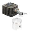 Engine Cylinder Piston Kit 47mm Bore Diameter for 80cc 2 Stroke Single Cylinder Engine Motor Motorized Bicycle Bike