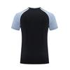 Men's Ice Silk Quick-Dry Crew Neck Sports Tee - Casual, Elastic, Short Sleeve Running Shirt