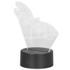 Dragonfly Pattern 3D Light 7 Color Changing LED Night Light USB Battery Powered 3D Decorative Lamp
