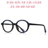 8~15 Year Old Adolescent Student Prescription Glasses For The Nearsighted Anti Blue Rays Children Glasses 0 -0.5 -0.75 To -6.0