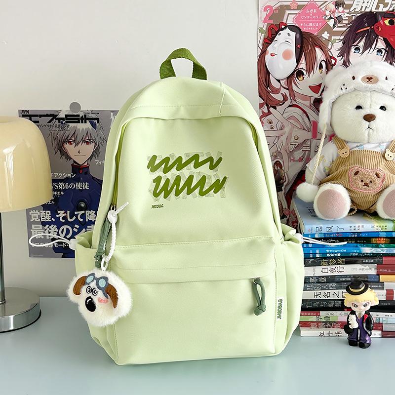 New High-value, Fresh and Sweet Candy-colored Backpack, Lightweight and Large-capacity Backpack for Junior High School Students