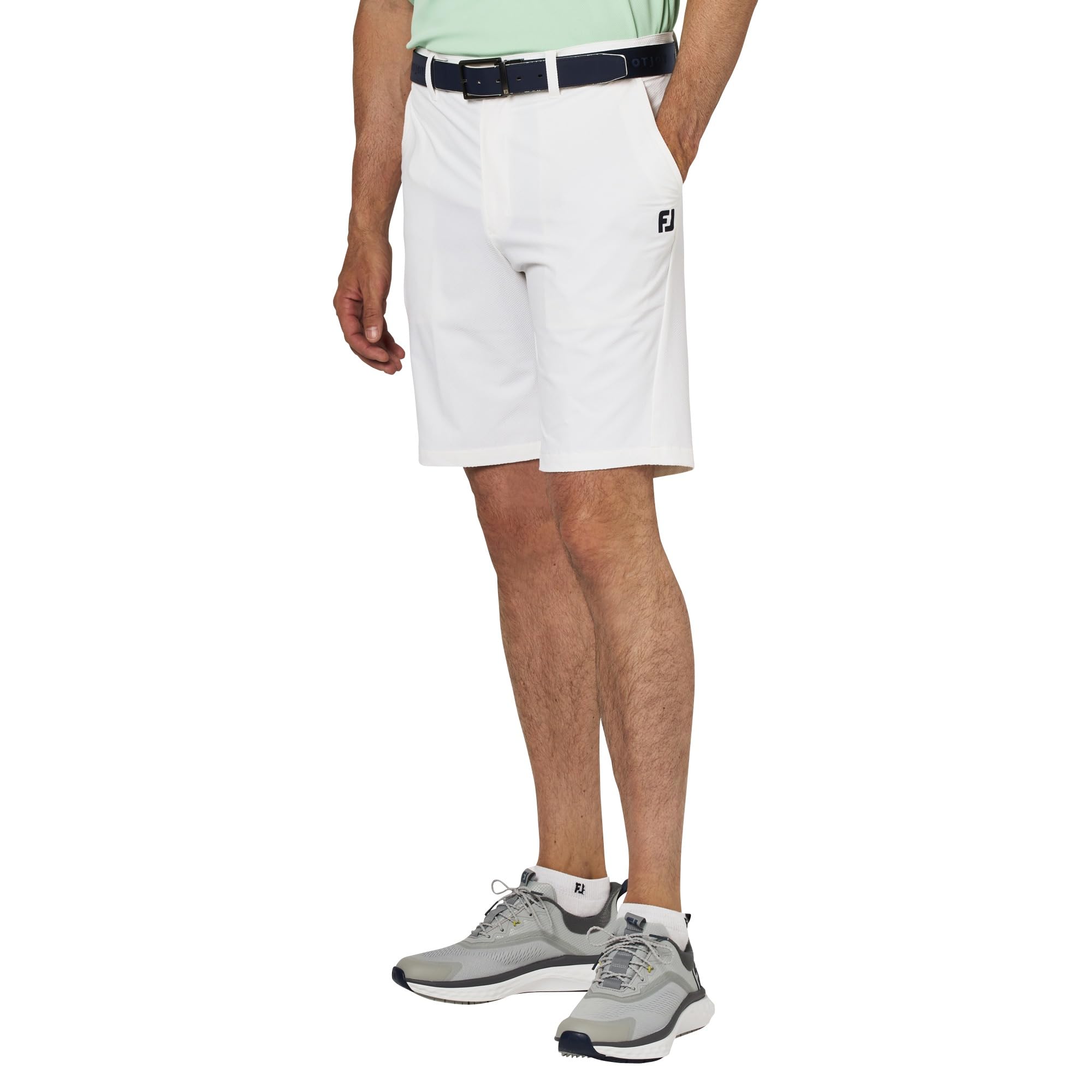 

FootJoy Dot Touch Solid Golf Shorts, White, Men s, Size 2XL, FJ-S25-P04, 34752-XXL