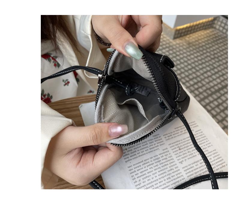 2025 Wielofunkcyjna Torba Crossbody na Telefon z Prawdziwej Skóry - Wytłaczana Skóra Bydlęca Licowa Torba na Ramię