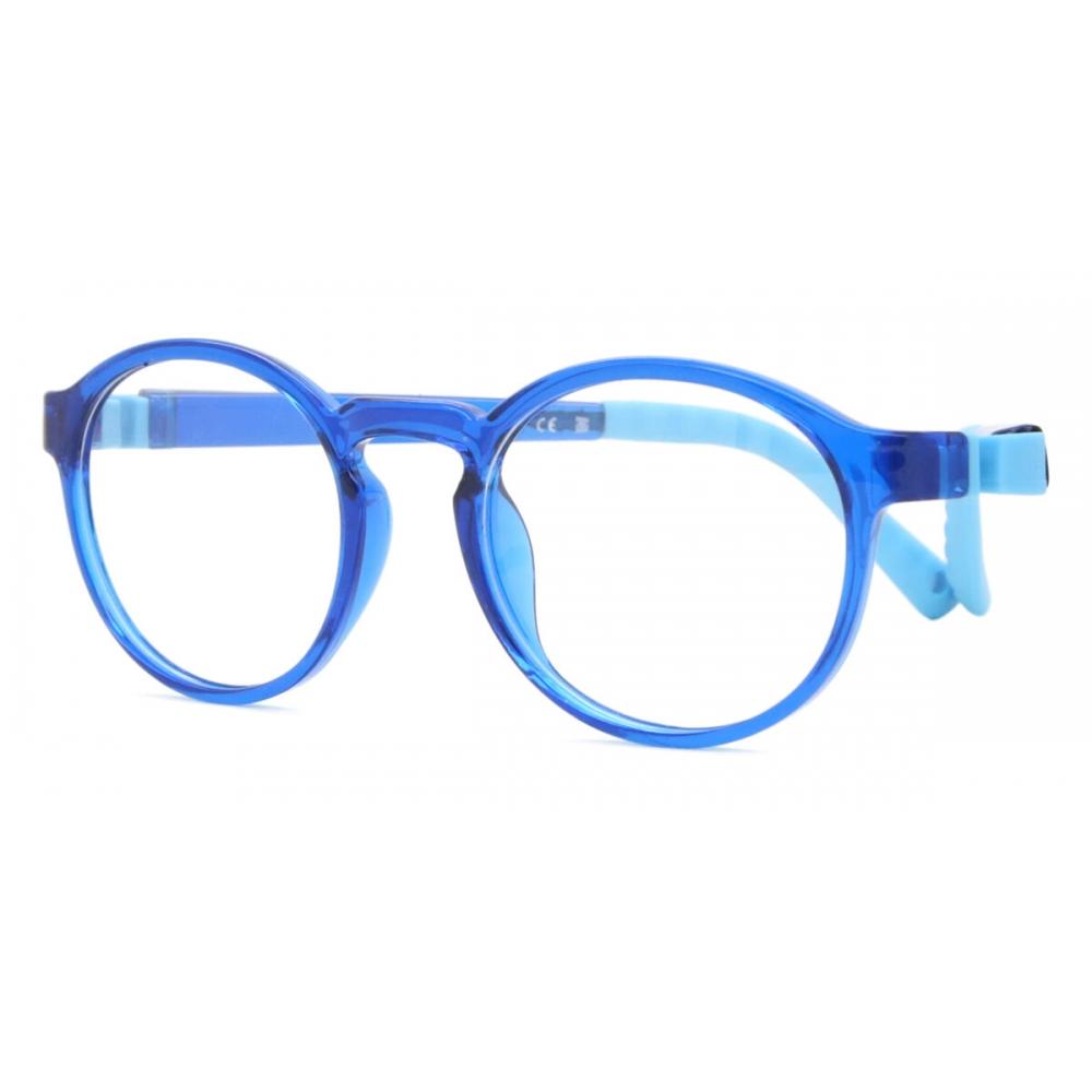 Full Rim Oval Transparent Blue Smartbuy Kids Bubbles Rb8007 C6 Fashion Kids Eyeglasses