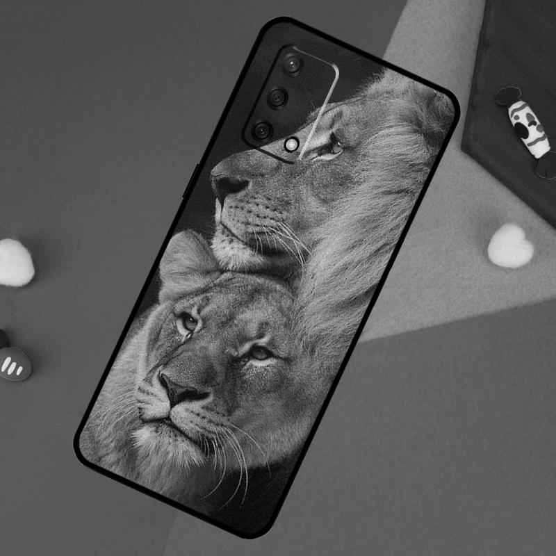 Leopard Tiger Lion Animal Case For OPPO A74 A94 A54 A17 A57 A77 A18 A58 A78 A98 A15 A52 A72 A5 A9 A53S A16 A76 A96