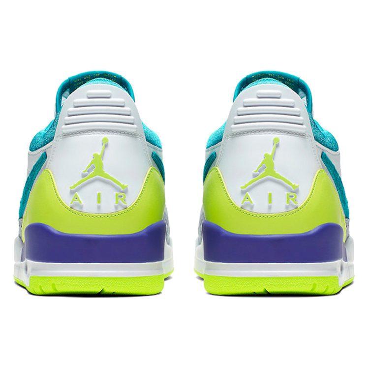 Jordan Legacy 312 Low Ultramarine Neon Yellow Aquamarine CD7069-103