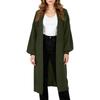 Fashionable Women's Long Knitted Sweater Cross-border  Winter Knitted Jacket