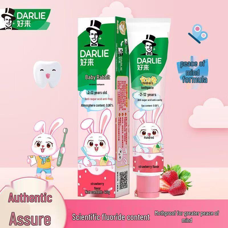 Darlie Kids Fluoride Strawberry Toothpaste