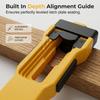 Door Latch Mortise Tool, Professional Door Lock Installation Kit, Precise Flush Mount Cutting Tool, Heavy-Duty Door Latch Template for 1-3/8" & 1-3/4"