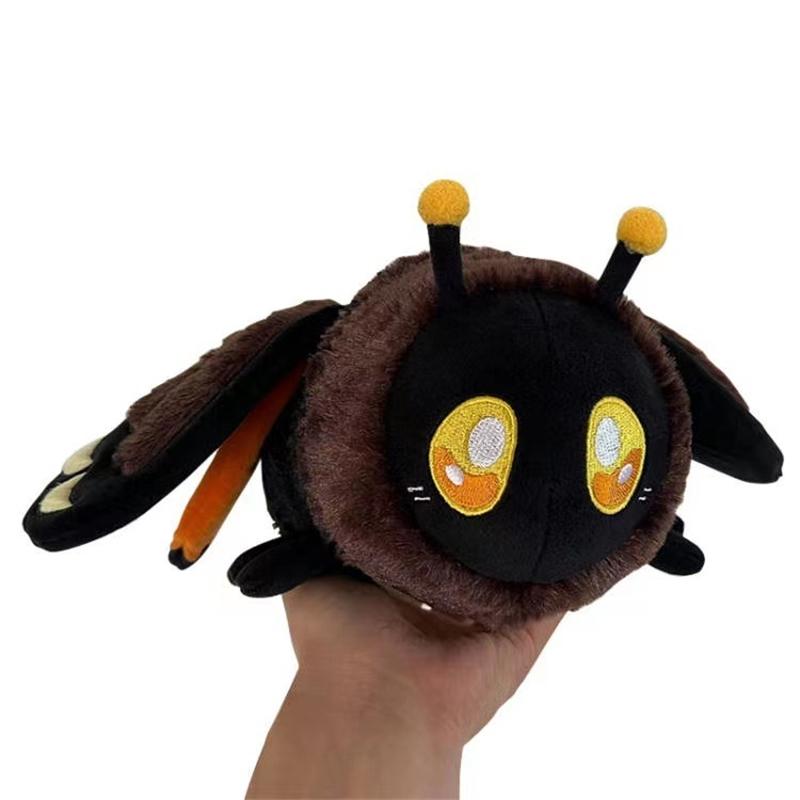Deaths Head Hawkmoth Plush Toy Gothic Spooky Stuffed Moth Soft Collectible For Teens Adults Halloween Table Decor Display Gift