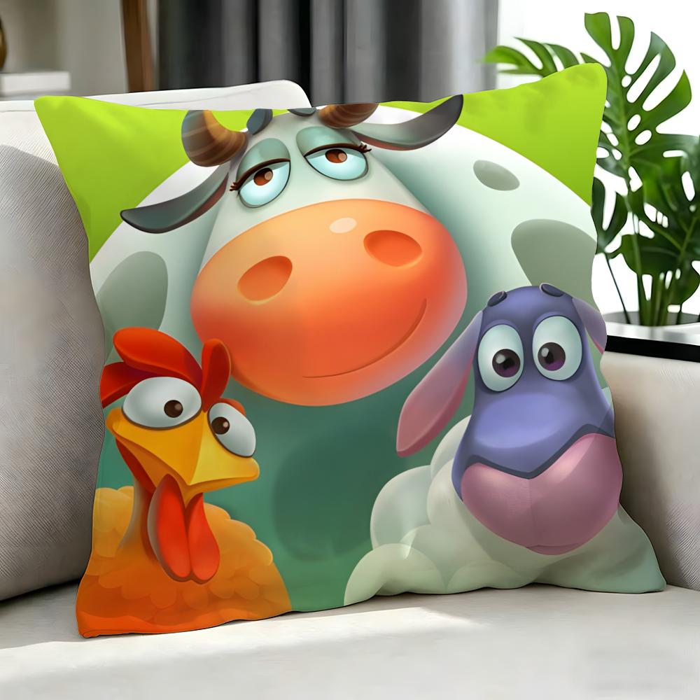 game Township Cushion Cover Cushion Cover Set Pcs x x x Pillowcase Decorative Sofa Home Decor