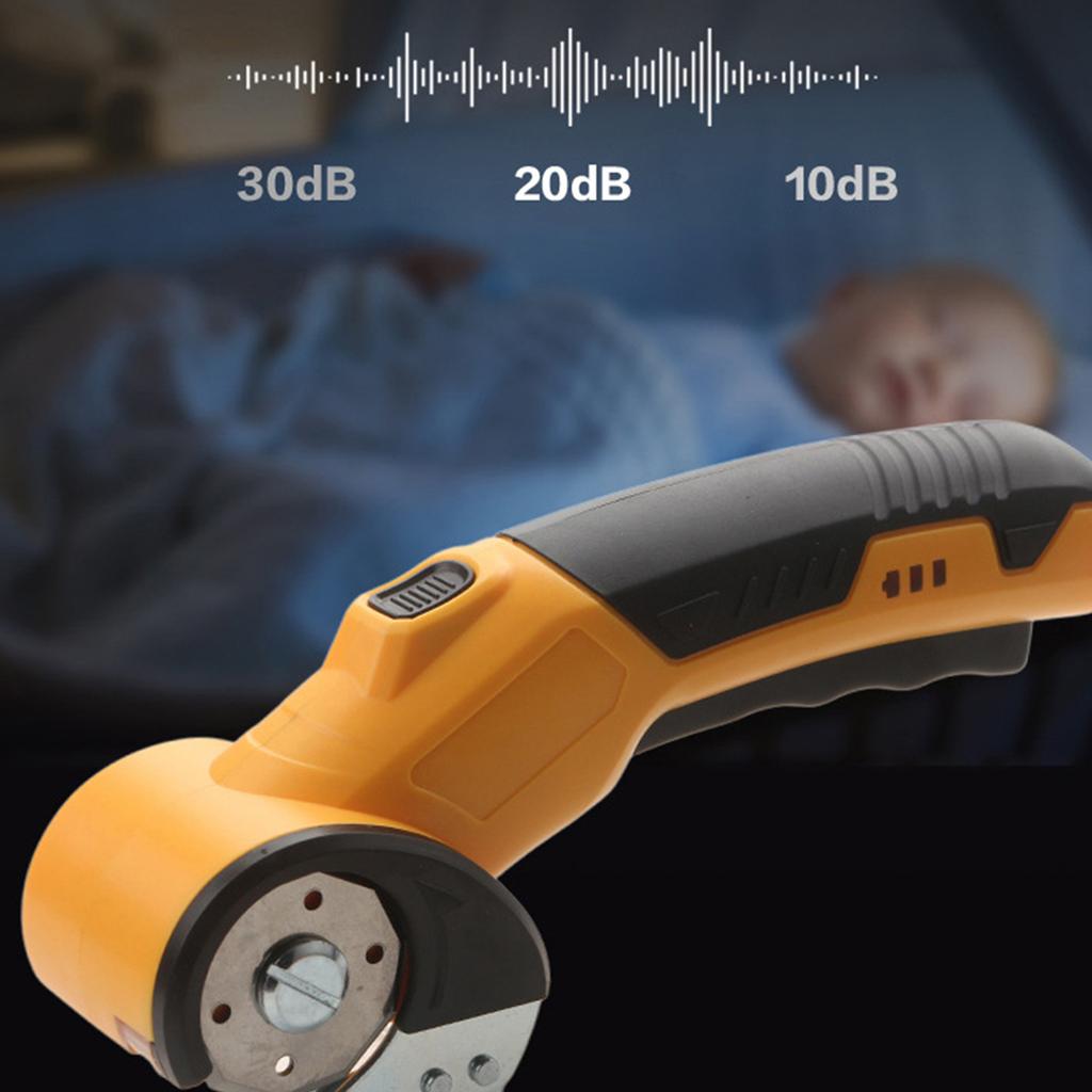 Cordless Electric Fabric Scissors Lithium Powered Cloth Cutting Machine For Fast Textile Trimming With Safety Guard