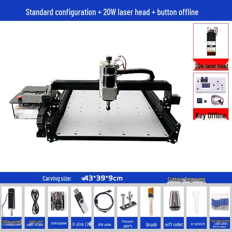 Multifunctional Desktop CNC Laser Engraving and Cutting Machine