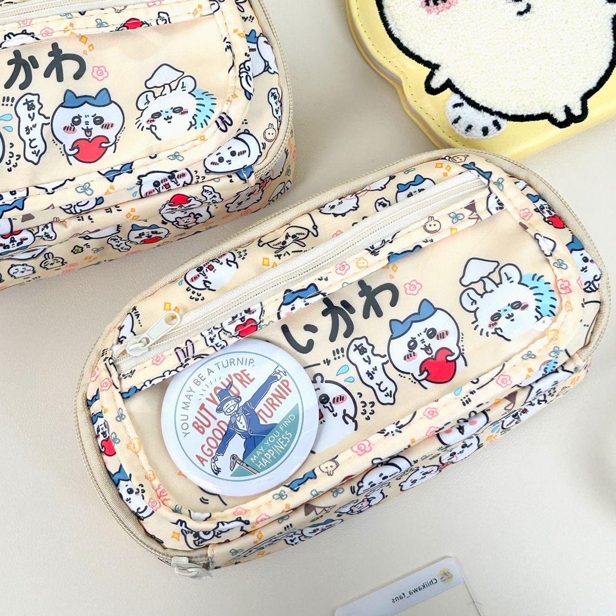 

Пенал Ита Чиикава - Милый принт, Большая вместимость, Прозрачный и грязеотталкивающий