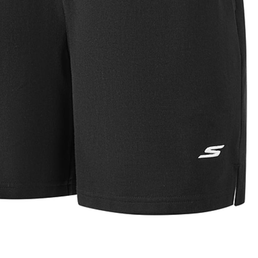 Skechers Sports Lifestyle Series Comfortable Soft Casual Versatile Sports Shorts Women shorts Carbon-Black P225W249-0018