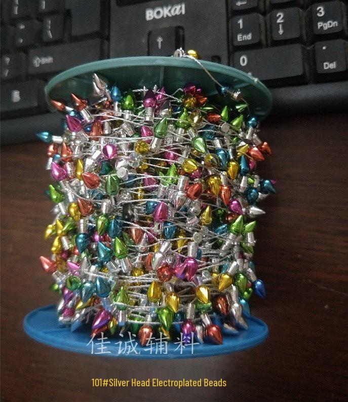 Multiple Holiday Decoration String Lights - Electroplated 5MM Bead, Not Powered