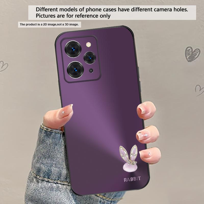 A Cute Light Blue Rabbit For Redmi Note 9 9S 10 11 12 12S 13 Pro+ Plus 5G India 14 Pro Global 14S 13C 14C TPU Soft Phone Case