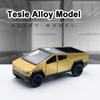 Metalowy model samochodu zabawkowego Tesle