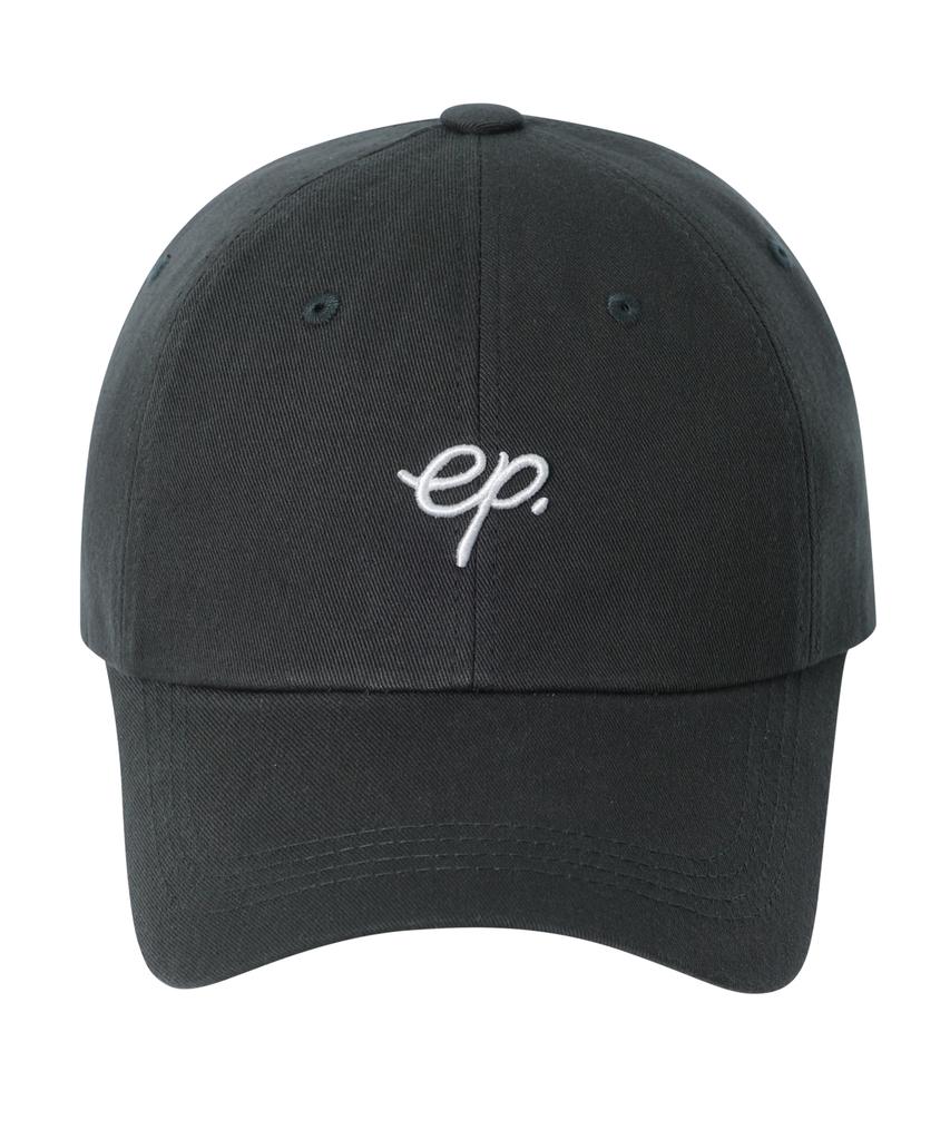 Ipidibellob Vintage Leather Strap Ball Cap Charcoal