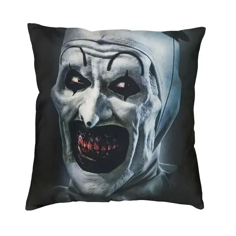 Terrifiers Movie Horror Art Slasher Halloween Cushion Cover Sofa Living Room Square Throw Pillow Case 40x40 Pillowcases