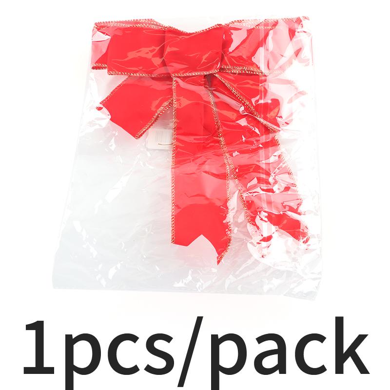 (1PCS/bag)Size 21.33x24.85CM Christmas Bow Venue Decoration Christmas Tree Matching Design New Year Celebration