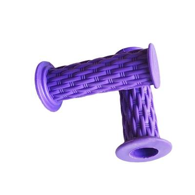 1Pair Colorful Blue Red Rubber Grip Bike Handlebar Accessories 7 Colors Anti-skid Handlebar Tricycle Skateboard Scooter