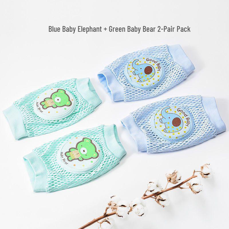 25 Baby Knee Pads: Anti-Fall Crawling Gear for Infants and Kids, Breathable Mesh, Summer Style