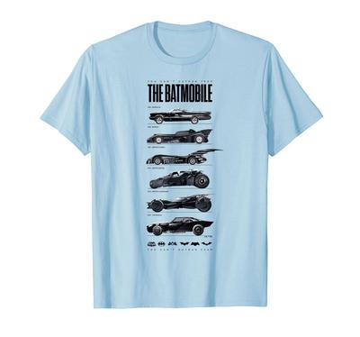 Batman 85th Anniversary Batmobile On Light T-Shirt