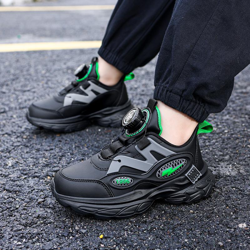 Children's Boys Running Shoes Lightweight Breathable Sports Sneakers for School Fashion Casual Walking Anti-Slip