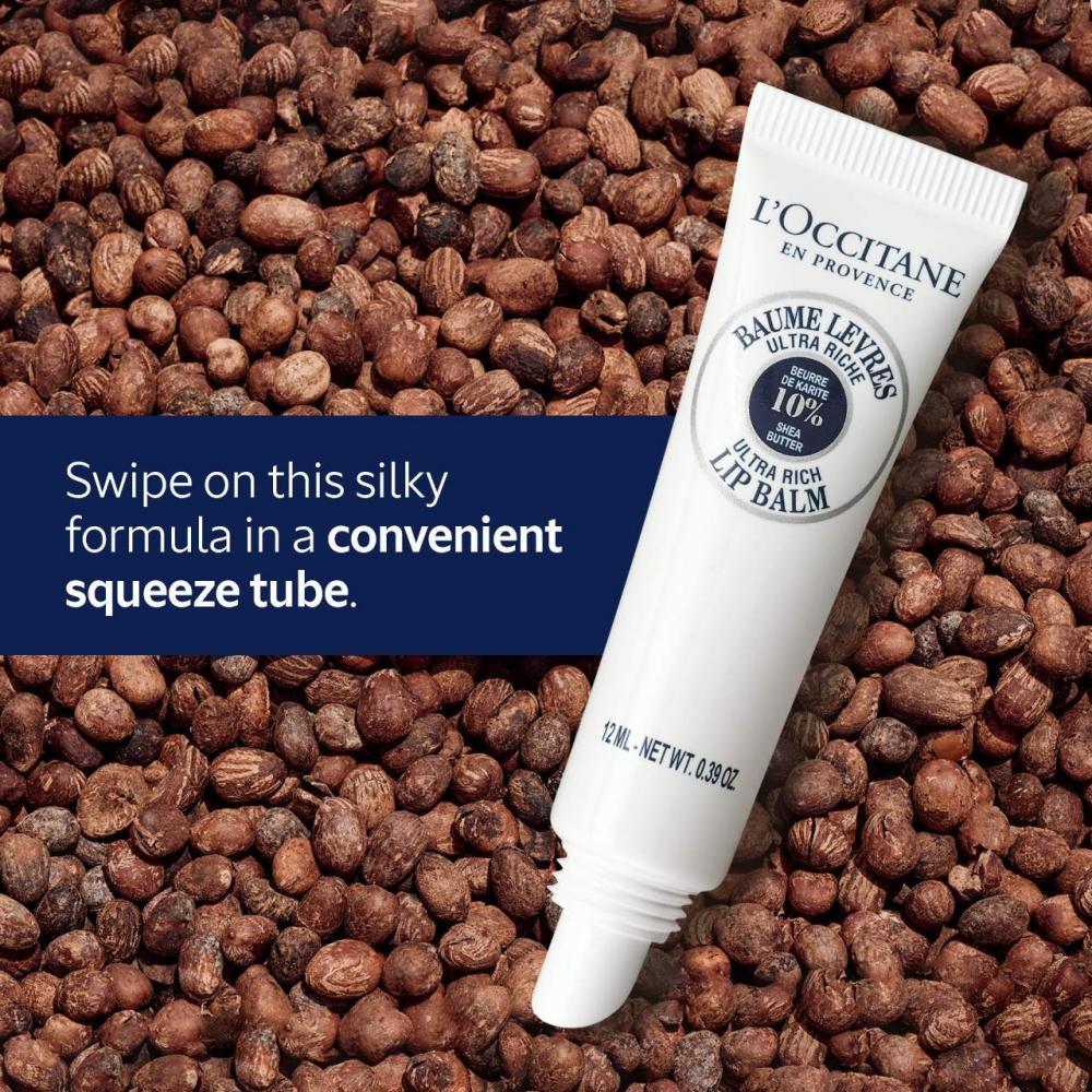 L Occitane Ultra Reichhaltiger Sheabutter Lippenbalsam 0,39 Unzen   12 ml