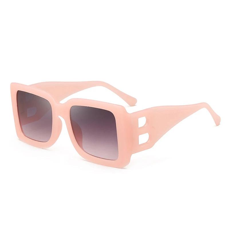 New Fashion Oversized The Letter B Square Luxury Trend Sunglasses Women Men Retro Rectangle Sunglasses Uv400