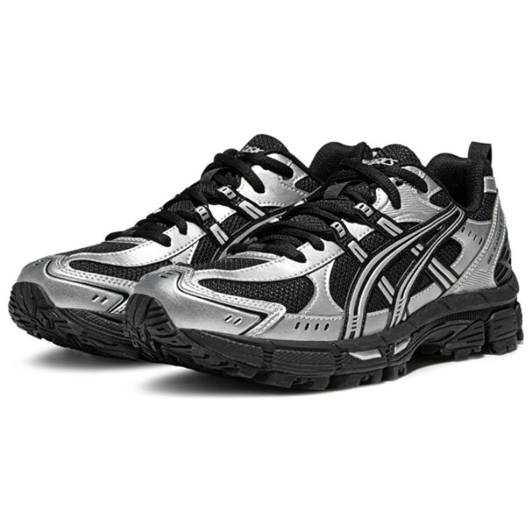 Asics Gel-Kahana 8 Comfortable Versatile Y2K Retro Running Shoes Women Running Shoes Silver Black 1012B788-020