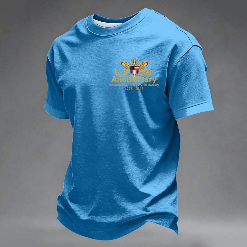 Men's Casual Day Commemorative Printed Top