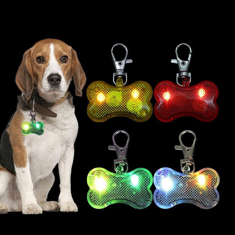 LED Pet Glowing Pendant Waterproof Knapsack Bicycle Running Warning Lamps With Hanging Hook Dog Night Walking Warning Night Lamp