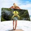 Spider Large Beach Towels,Soft Absorbent Oversized Sheet Quick Dry Sand Free Lightweight Oversized Large Microfiber Beach Towel
