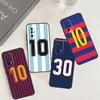 FootBall Number 10 7 For POCO X6 Pro M6 X3 X5 F3 F5 M5s Cover For Xiaomi 13T 12T 11T 14 Pro 12 13 Lite Case